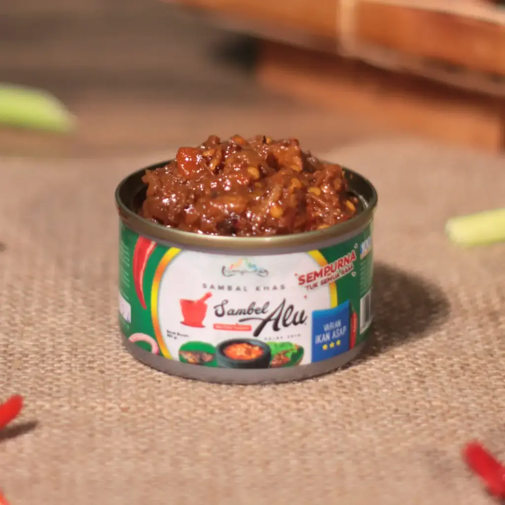 Sambel Alu Kemasan Ikan Asap
