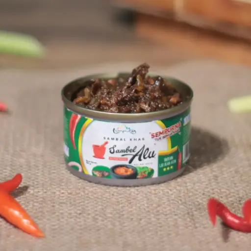 Sambel Alu Kemasan Ijo Ikan Asin